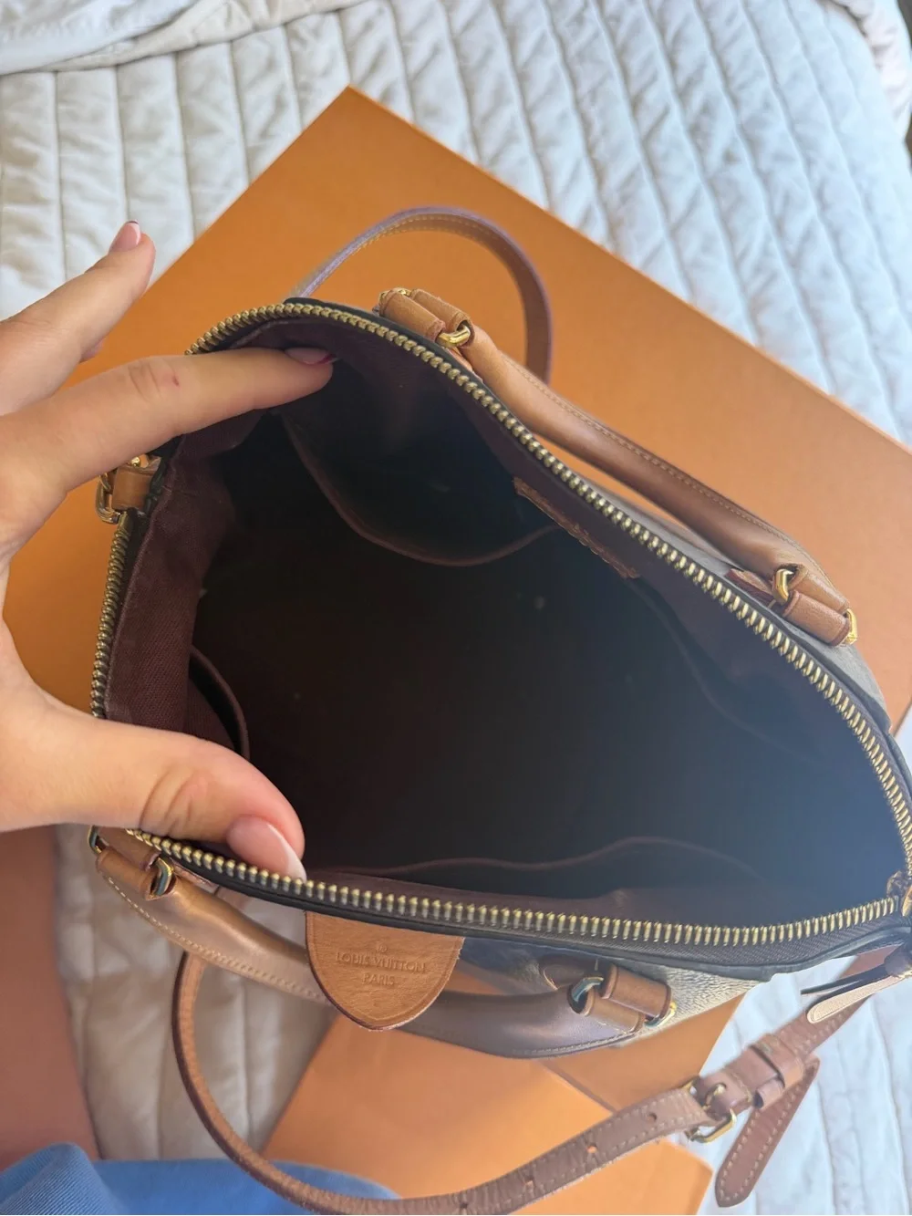 Louis Vuitton Monogram Alma BB - Brown Monogram with Tan Leather